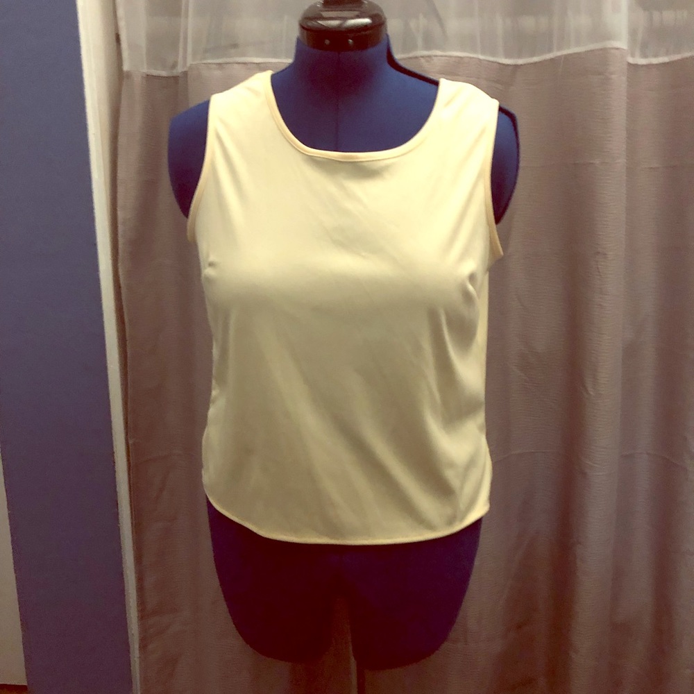 Women Yellow sleeveless blouse